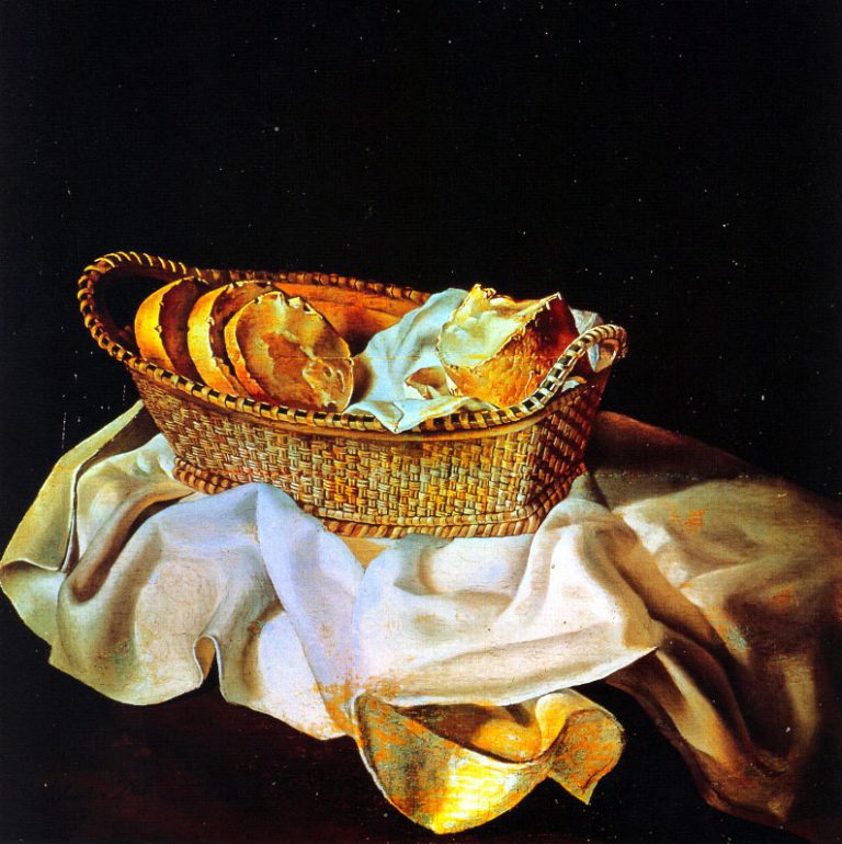 THE BASKET OF BREAD, 1926 BY SALVADOR DALI