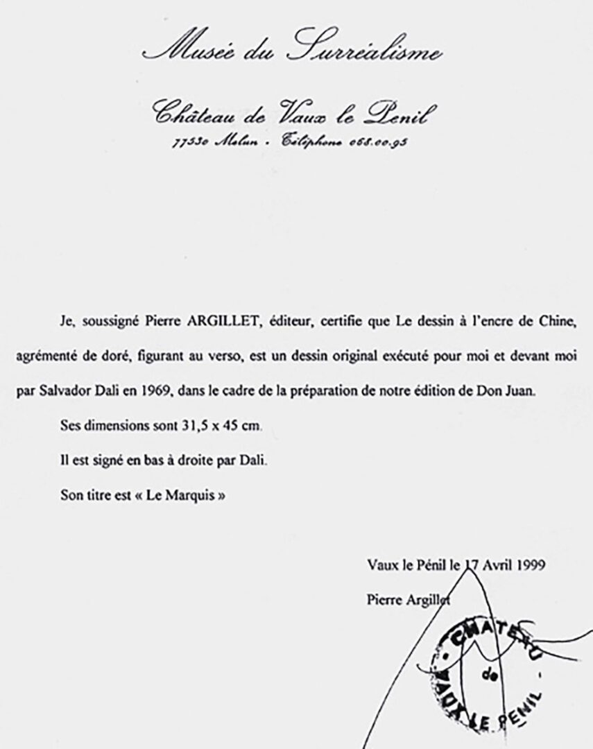 A letter from the president of china to his wife.